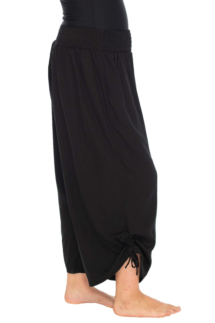 Boho Wide Leg Cropped Pants