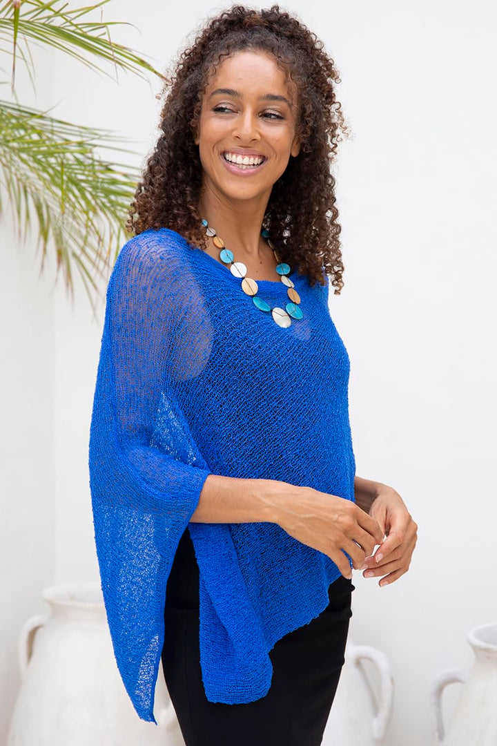 Sheer Poncho Bolero Pullover Shrug