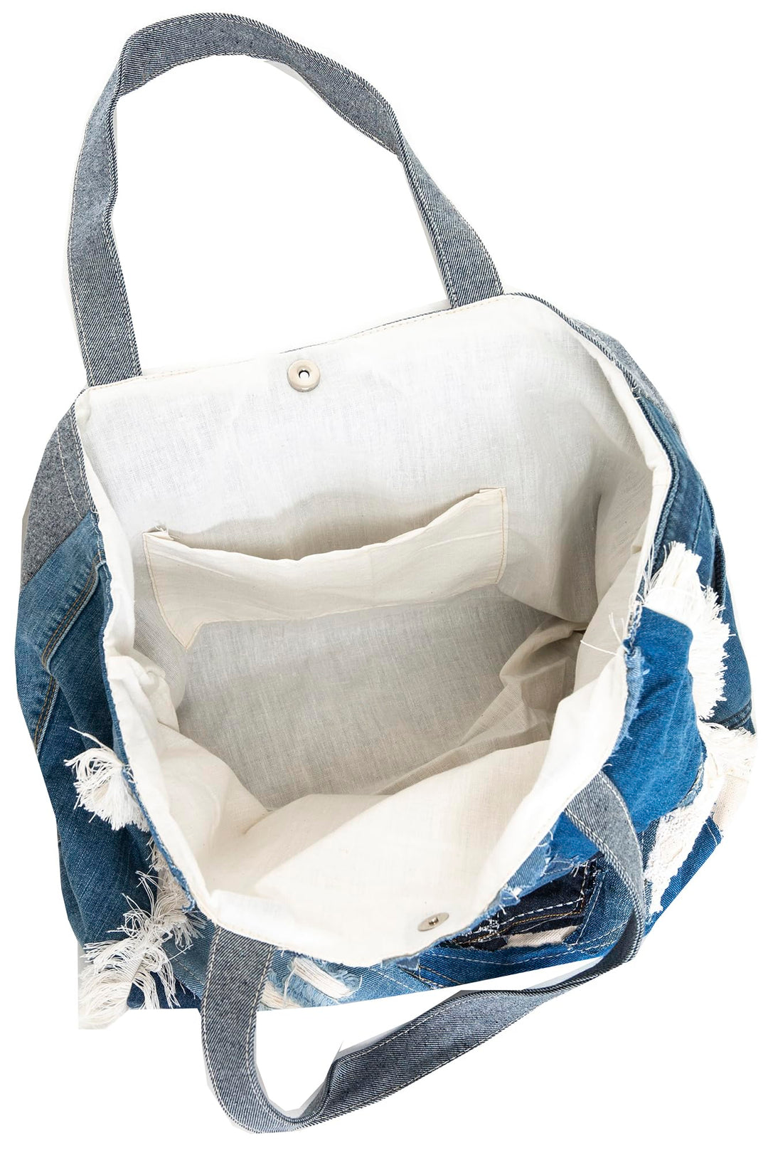 Lightweight Shoulder Denim Tote Bag