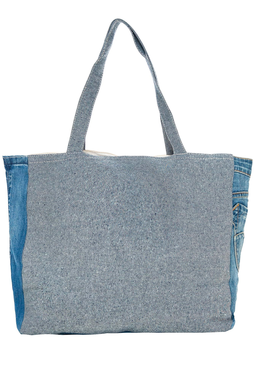 Lightweight Shoulder Denim Tote Bag