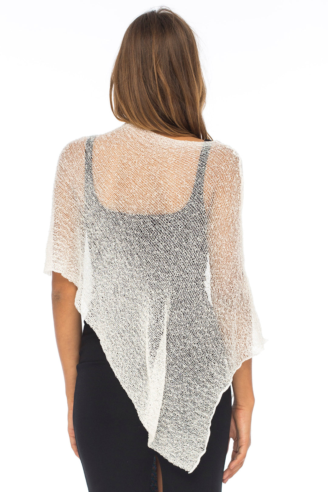 Sheer Poncho Bolero Pullover Shrug