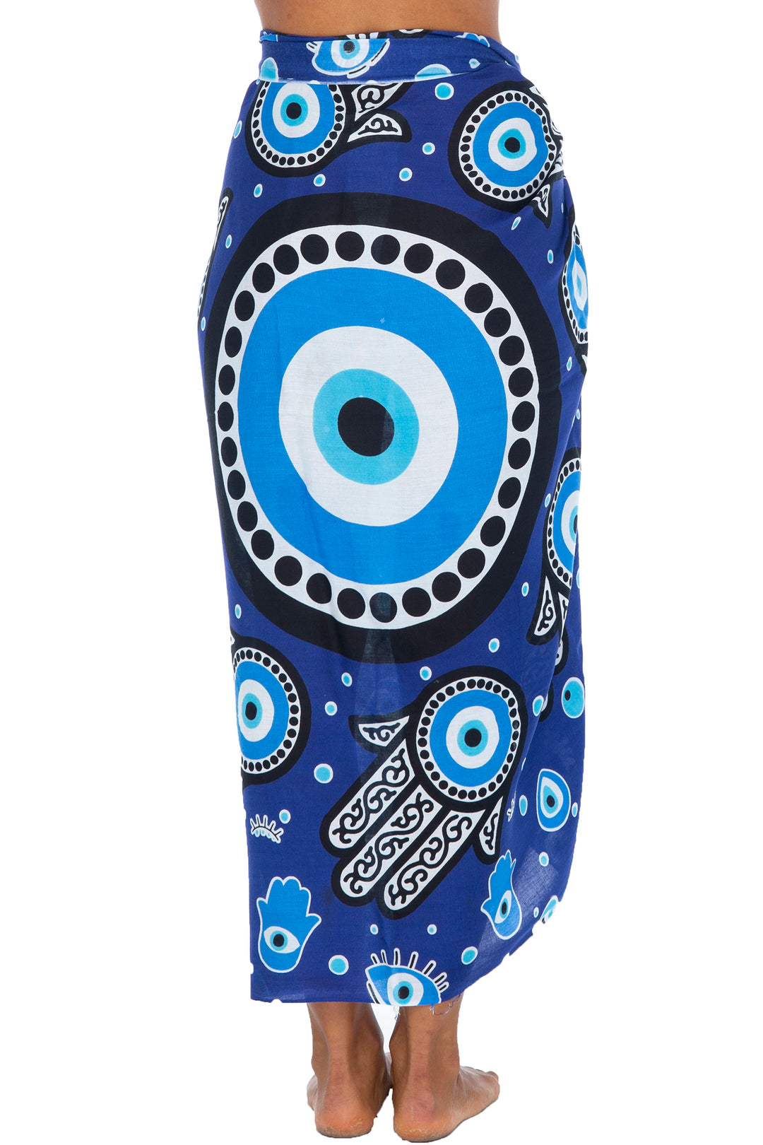 Greek Evil Third Eye Sarong Cover Up Wrap