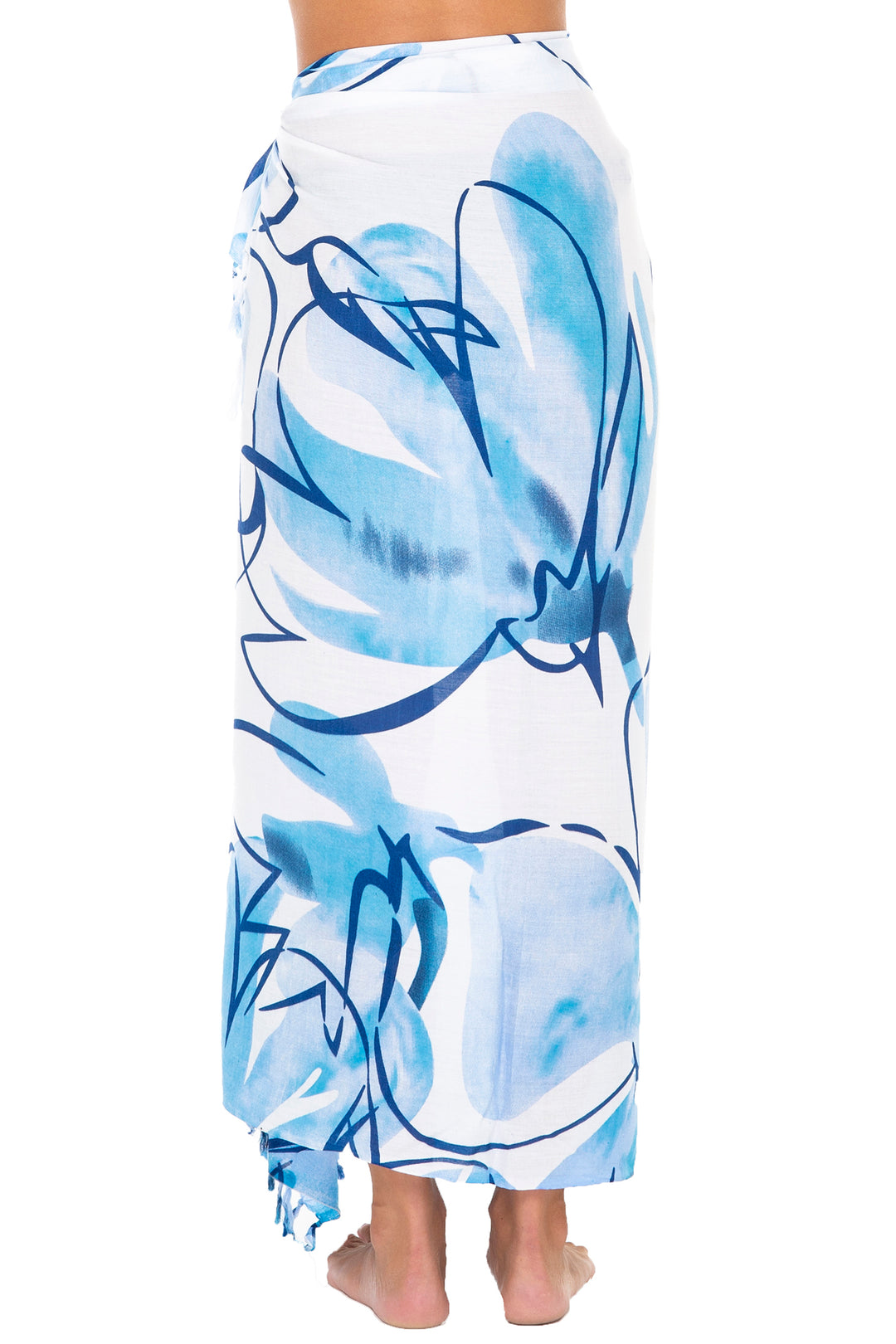 Tropical Sarong Wrap Cover Up