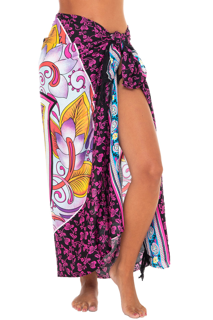 Greek Evil Third Eye Sarong Cover Up Wrap