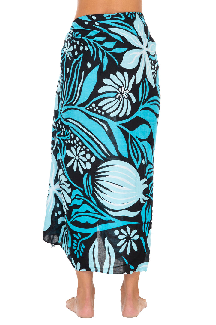 Tropical Sarong Wrap Cover Up