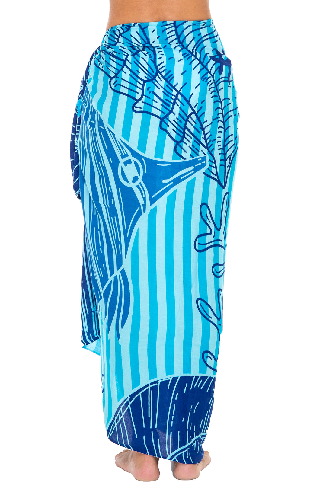 Tropical Sarong Wrap Cover Up