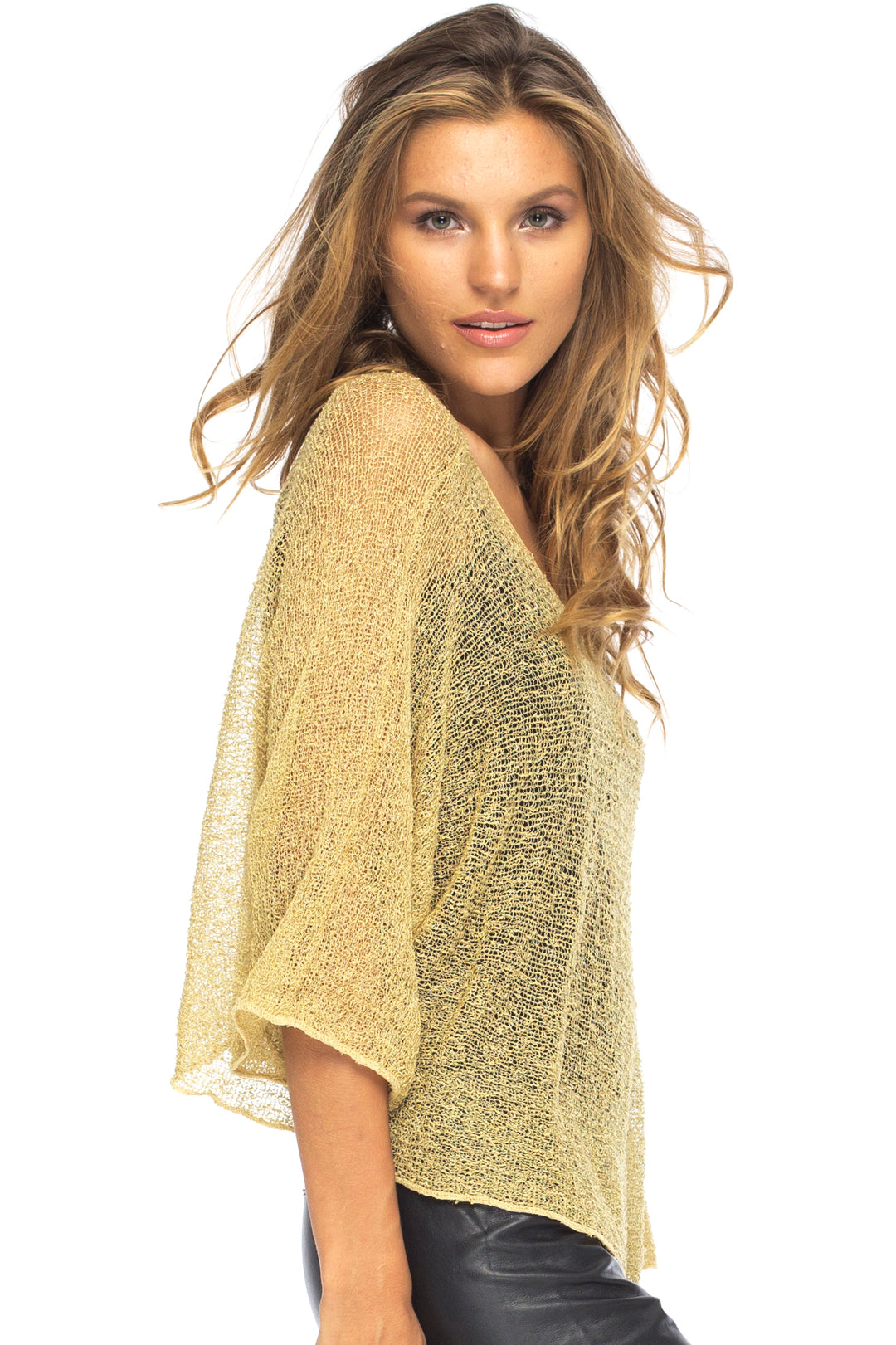 Poncho Pullover Blouse Sweater Shrug