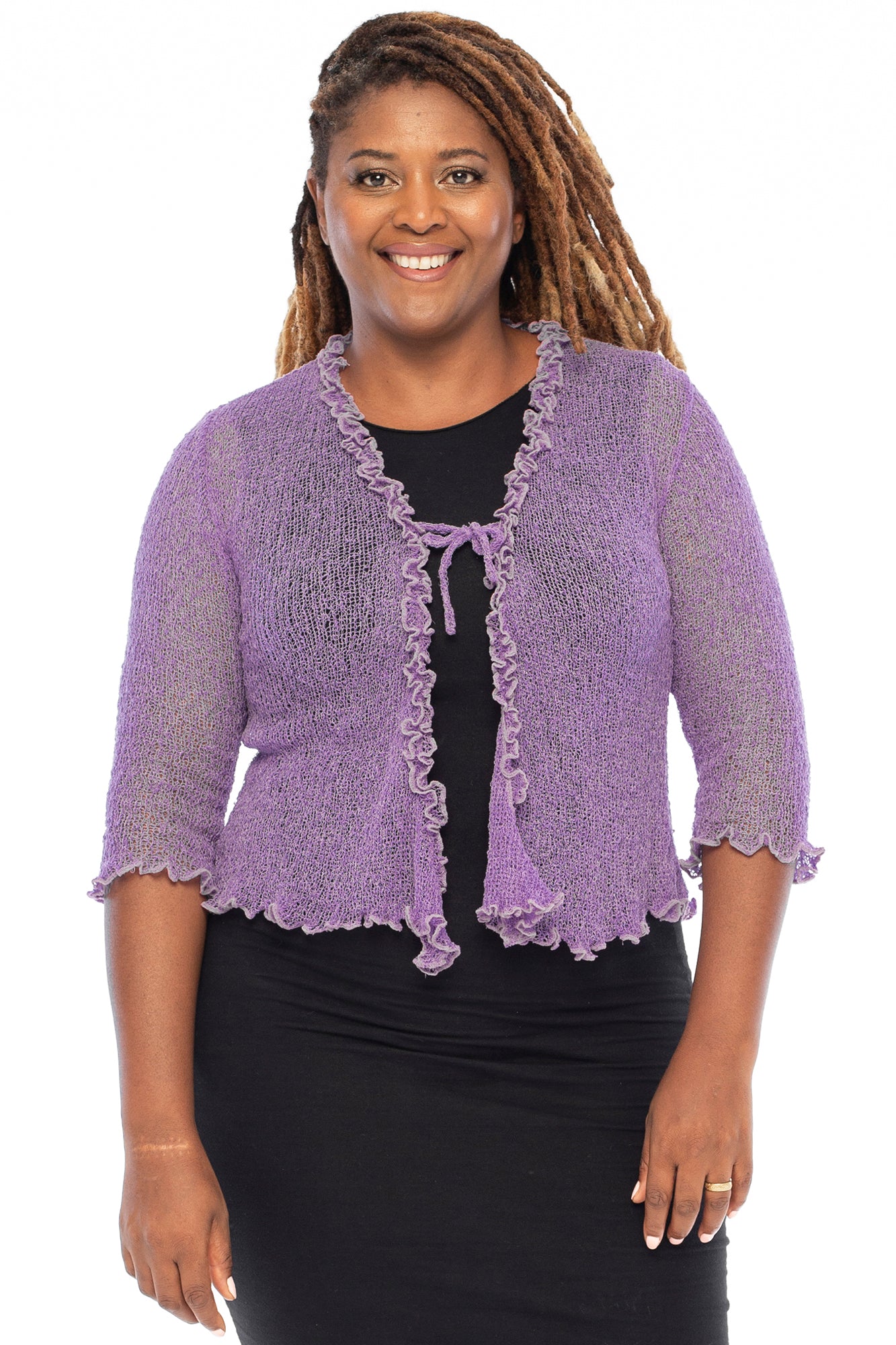 Purple bolero cardigan best sale