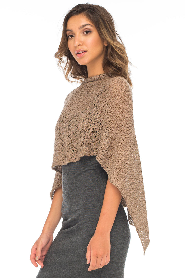 Cotton Poncho Pullover