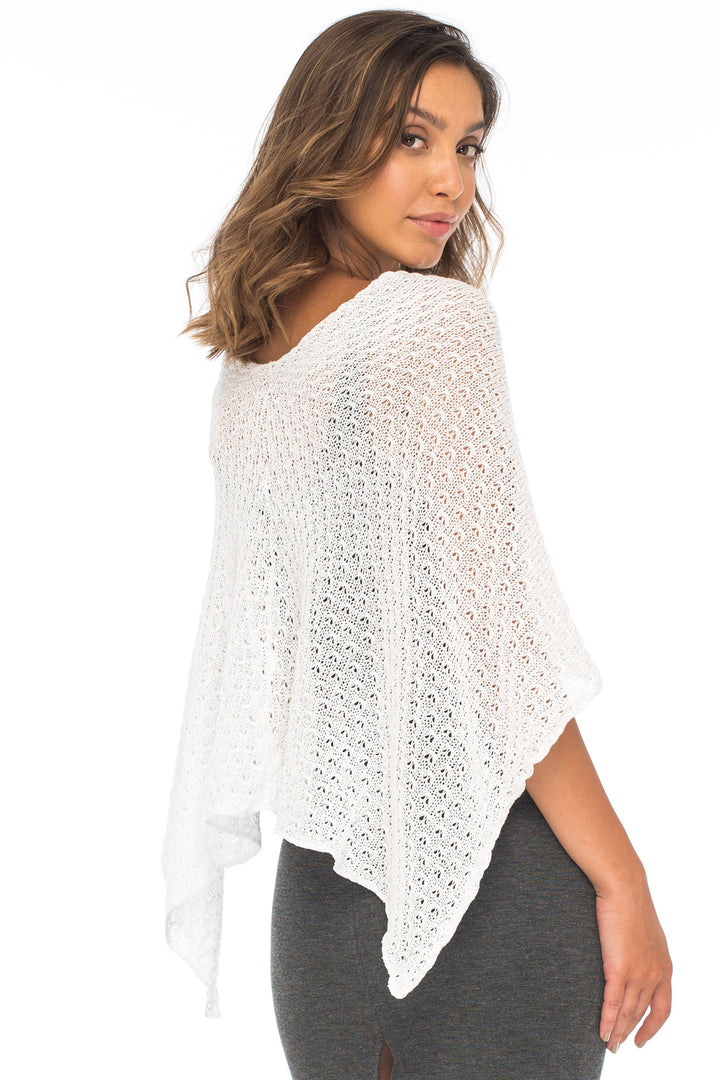 Cotton Poncho Pullover